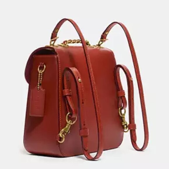 Coach Madison Convertible Backpack 18 In Signature Canvas - Picture 11 of 14